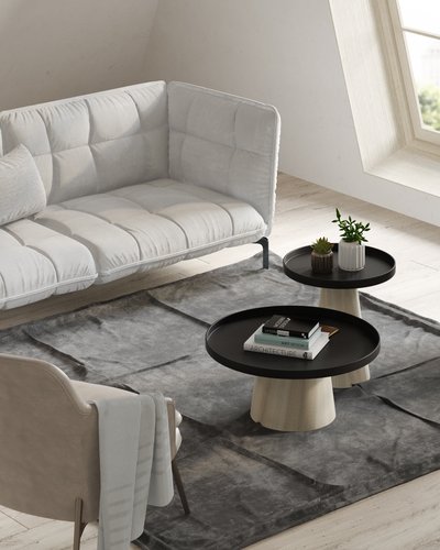 3D Render of Living Room Interior