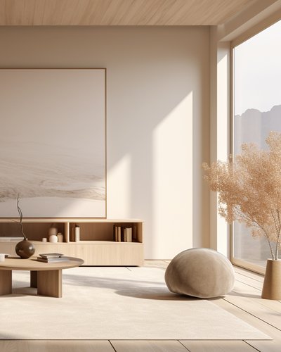 brown living room