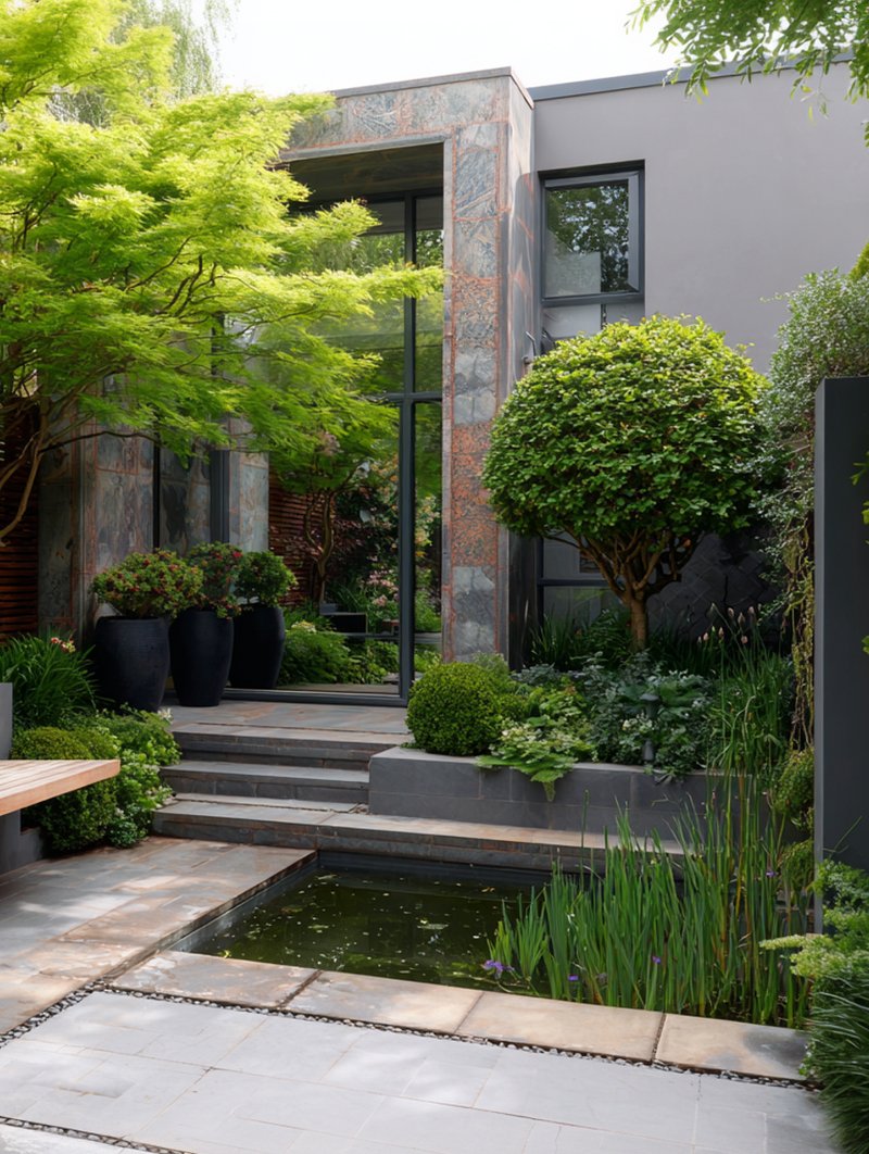 Garden Patio - Portrait